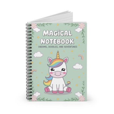 Cute Spiral Notebook with...