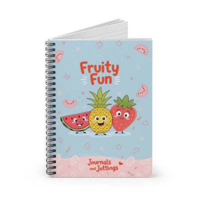 Cute Spiral Notebook with...