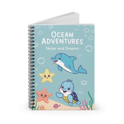 Cute Spiral Notebook with...