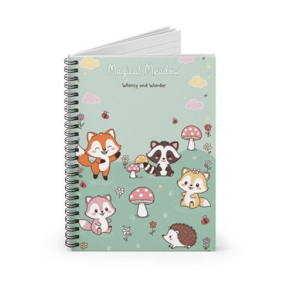 Cute Spiral Notebook with...