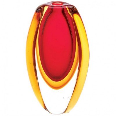 Red and Gold Sunfire Glass...