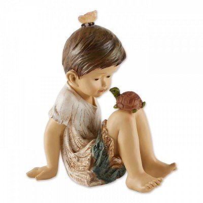 Little Boy with Turtle...
